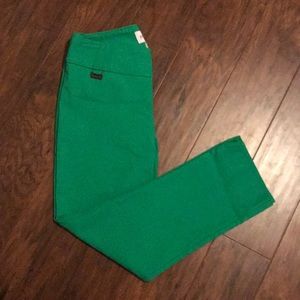 Bright Green Ankle Pants
